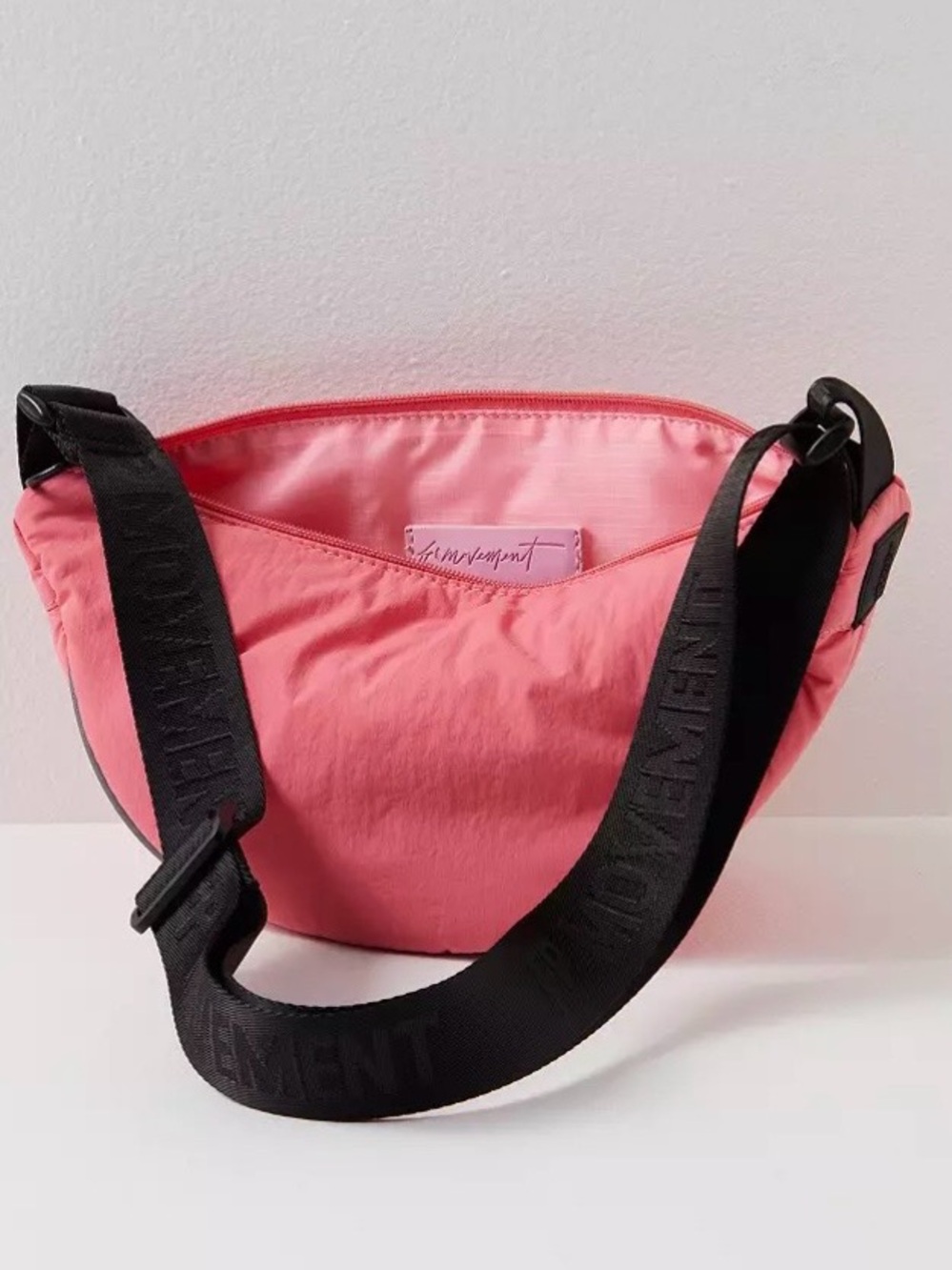 FREE PEOPLE MOVEMENT Bulls Eye Sling Bag-Coral - Picture 6 of 10
